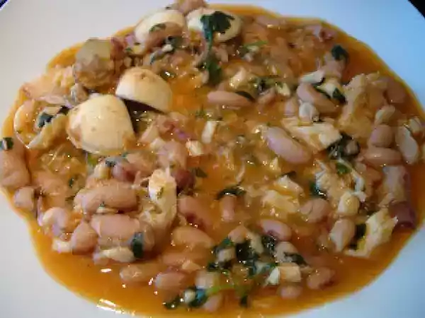 Receita Feijoada de marisco