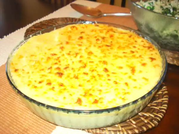 Receita Escondidinho de bacalhau!