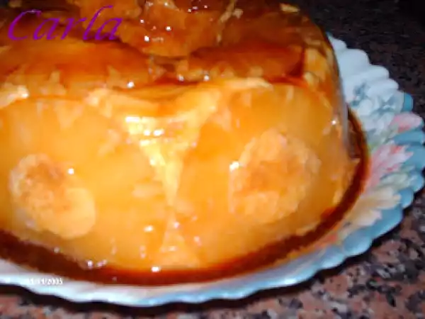 Receita Pudim de ananas