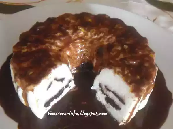 Receita Pudim de claras malhado (com cholocate)