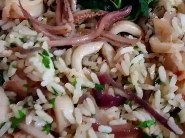 Receita Arroz com lula
