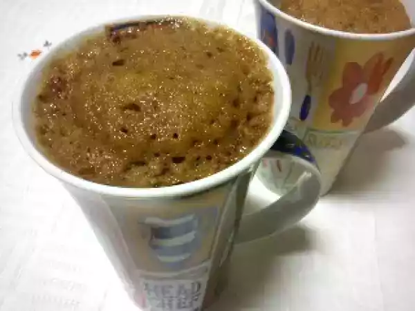 Receita Bolo de caneca (3 minutos)