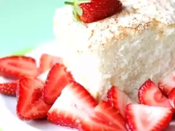 Receita Receita de angel food cake