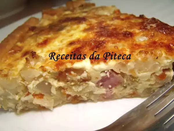 Receita Quiche de legumes e bacon