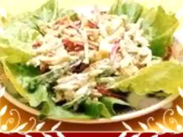Receita Salada natalina tropical