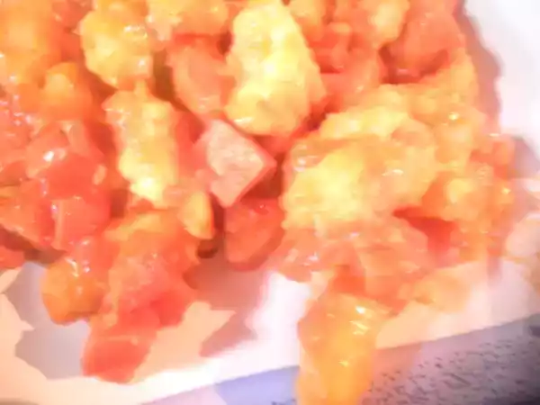 Receita Nhoque de mandioca com molho de salsicha