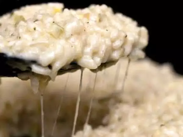 Receita Risoto de champagne