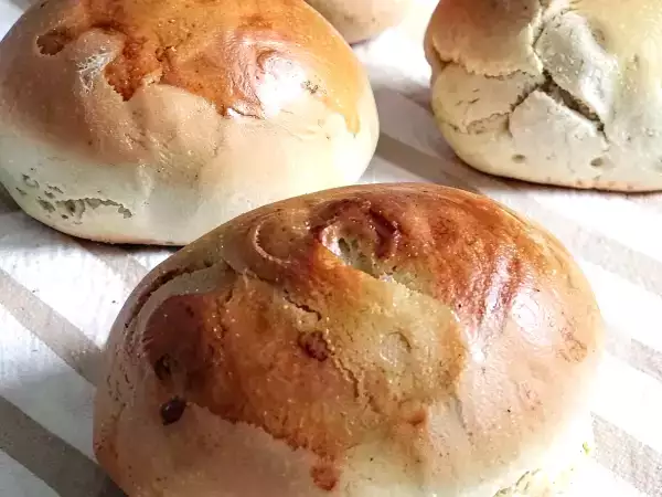 Receita Receita de pãezinhos de cebola