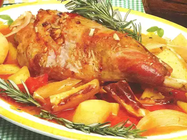 Receita Cabrito assado no forno