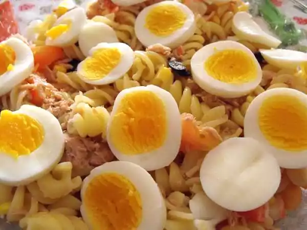 Receita Salada de massa de atum