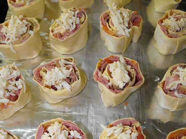 Receita Folhadinhos enrolados