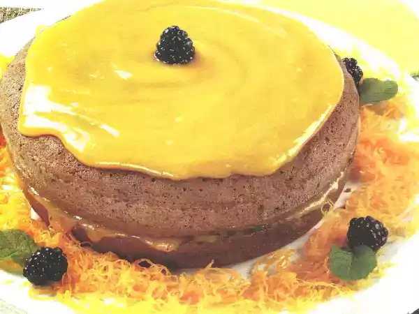 Receita Bolo de chocolate com doce de ovos