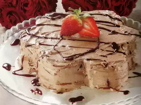 Receita Bolo de bolacha com chocolate