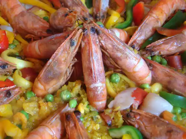 Receita Paella espanhola mista