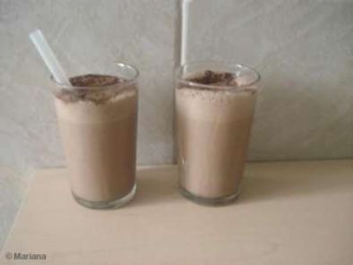 Receita Milk shake de chocolate caseiro