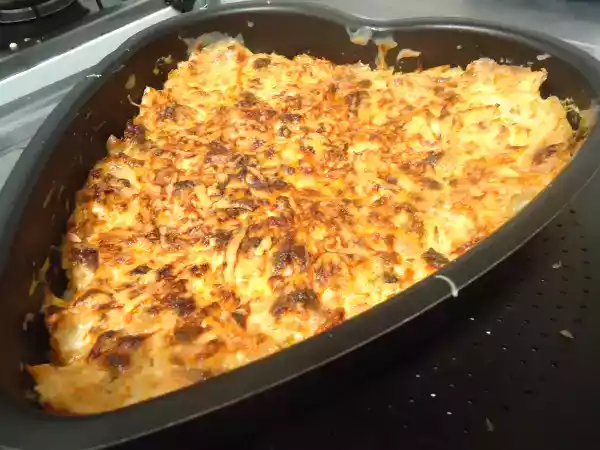 Receita Gratinado de repolho