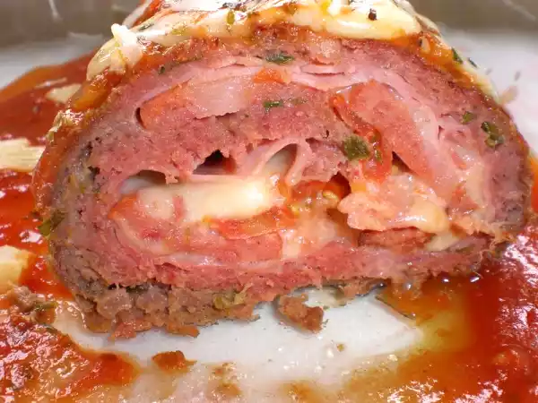 Receita Rocambole de carne moída