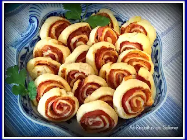 Receita Caracóis com presunto