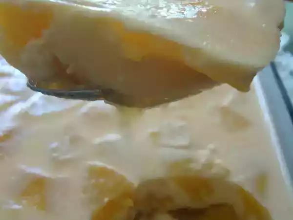 Receita Pêssego com gelatina