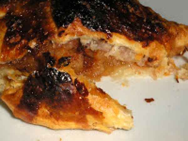 Receita Folhados de maçã e canela