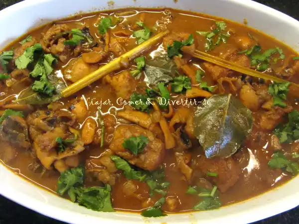Receita Caril tailandês de peixe