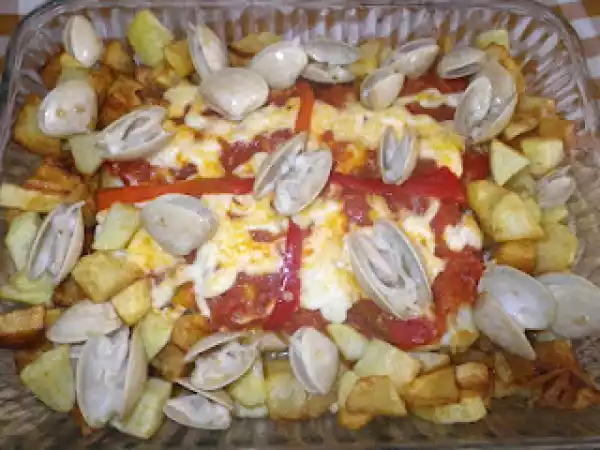 Receita Bacalhau à santa luzia