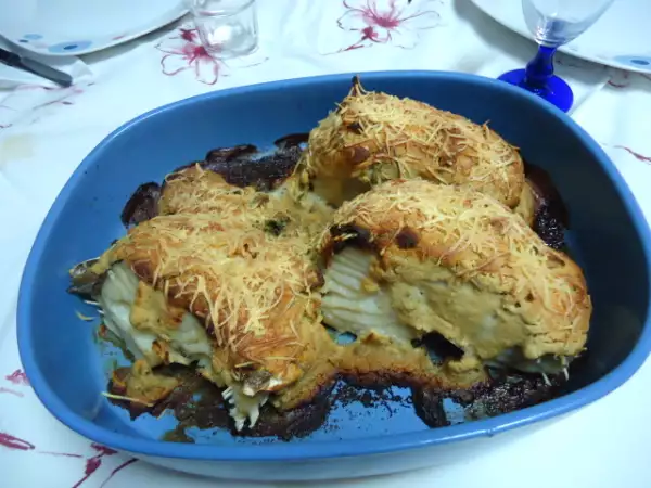 Receita Bacalhau com mostarda