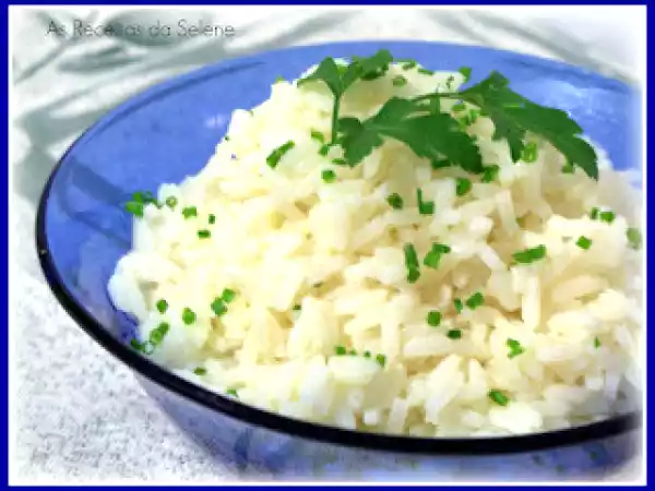 Receita Arroz branco