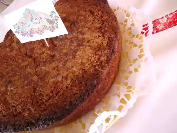 Receita Bolo de maçã com passas