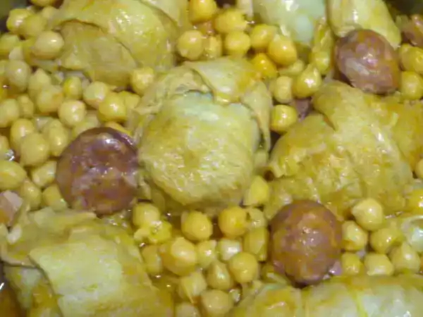 Receita Molhinhos de carneiro com grão