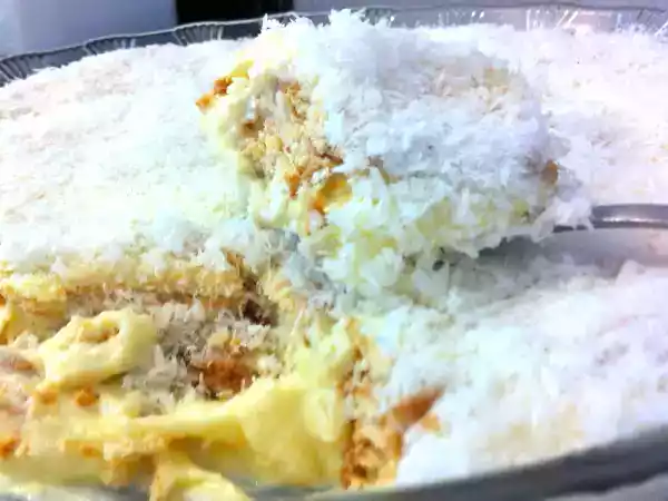 Receita Pavê de coco