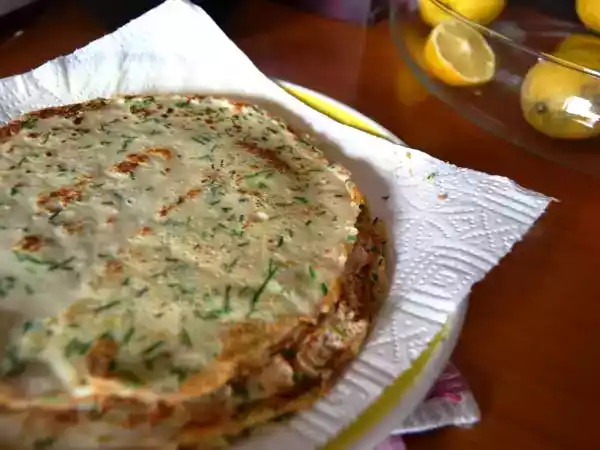 Receita Crepes de cebolinho