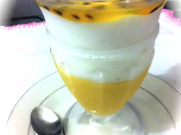 Receita Mousse de maracujá diferente