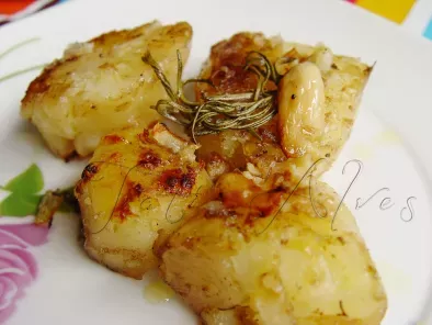 Receita Batatas assadas com alecrim e vinagre balsâmico.