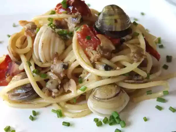 Receita Spaghetti alle vongole