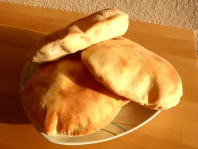 Receita Pão pita / pão sírio