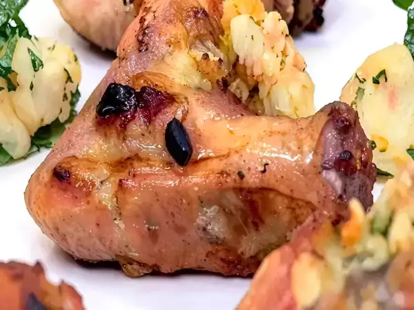 Receita Asa de frango com molho de laranja