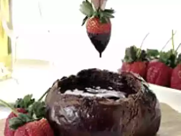 Receita Fondue de chocolate especial para crianças