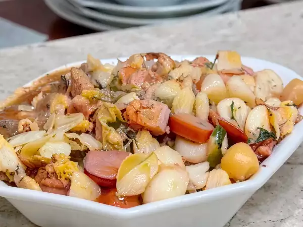 Receita Macarrão búzio com calabresa