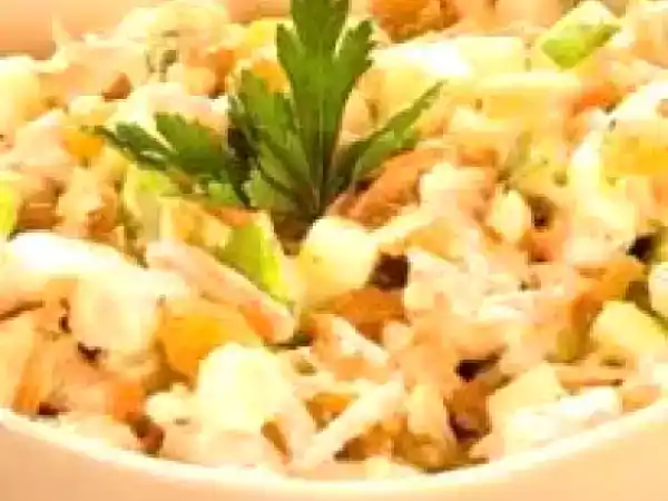 Receita Salada de frango agridoce
