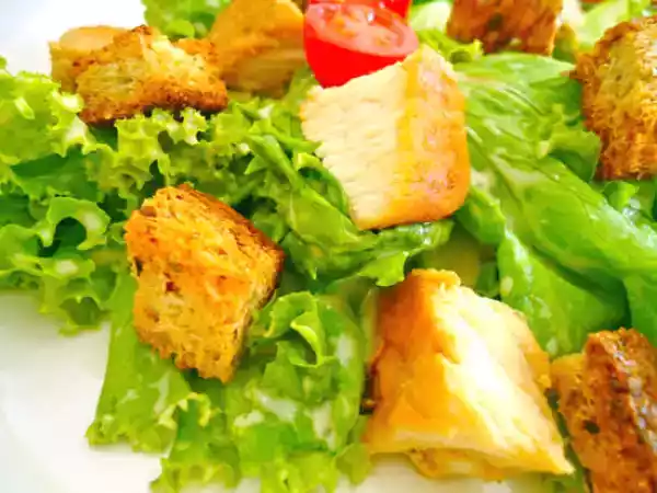 Receita Salada quase caesar