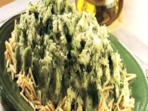 Receita Bacalhau verde com espinafre