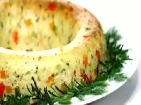 Receita Bolo de arroz colorido