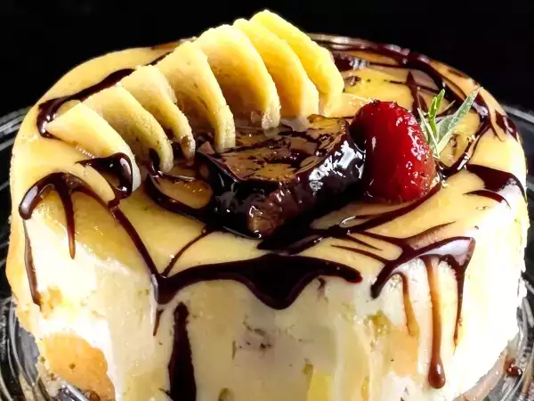 Receita Torta mousse de manga