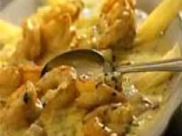 Receita Camarão com abacaxi