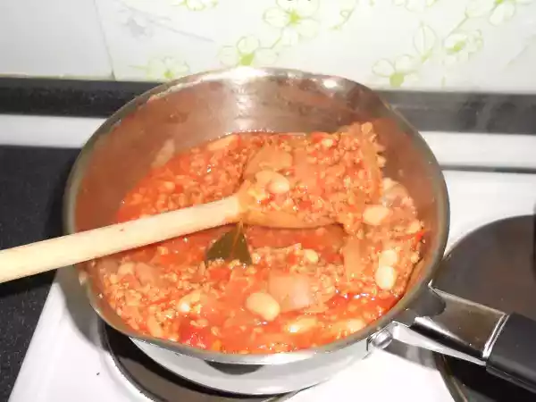Receita Chili de soja (vegetariana)