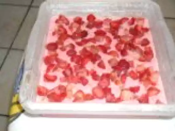 Receita Mousse de morango e limão