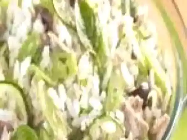 Receita Salada de arroz com pepino