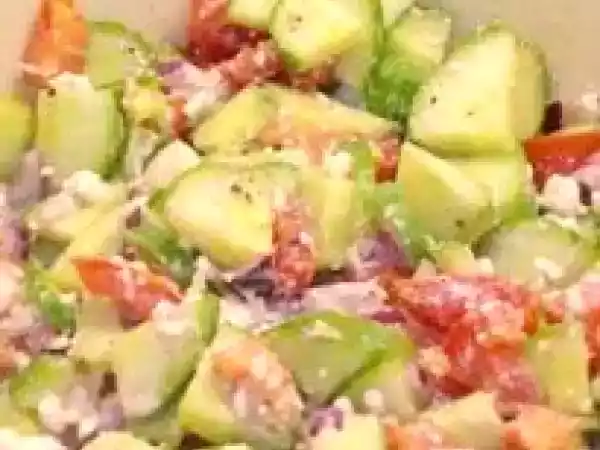 Receita Salada grega tradicional