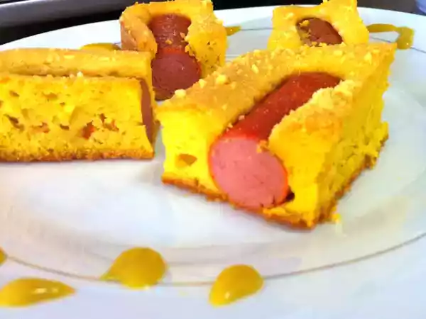 Receita Torta de salsicha e cenoura
